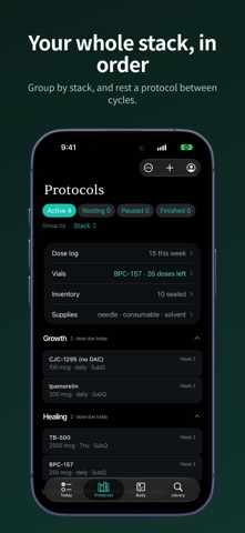 Autus: TRT & Peptide Tracker Screenshot 3 of 5