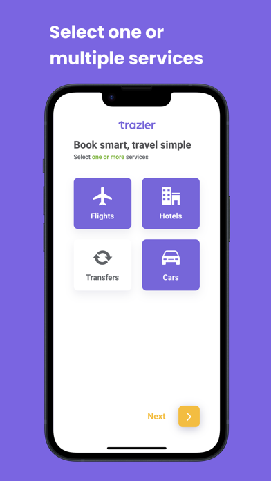 Trazler - Trip Booking Screenshot