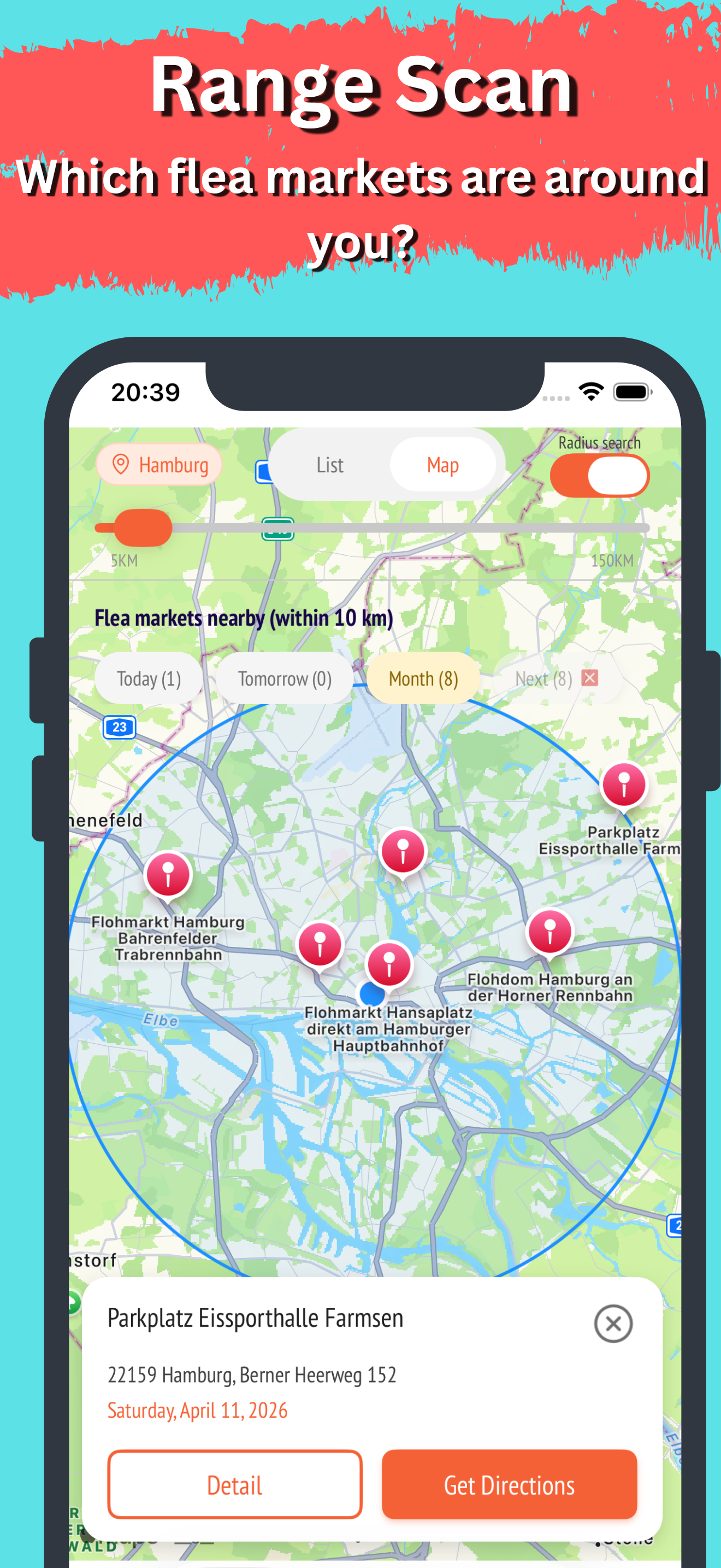 Flohmarkt Finder screenshot 2