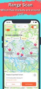 Flohmarkt Finder screenshot