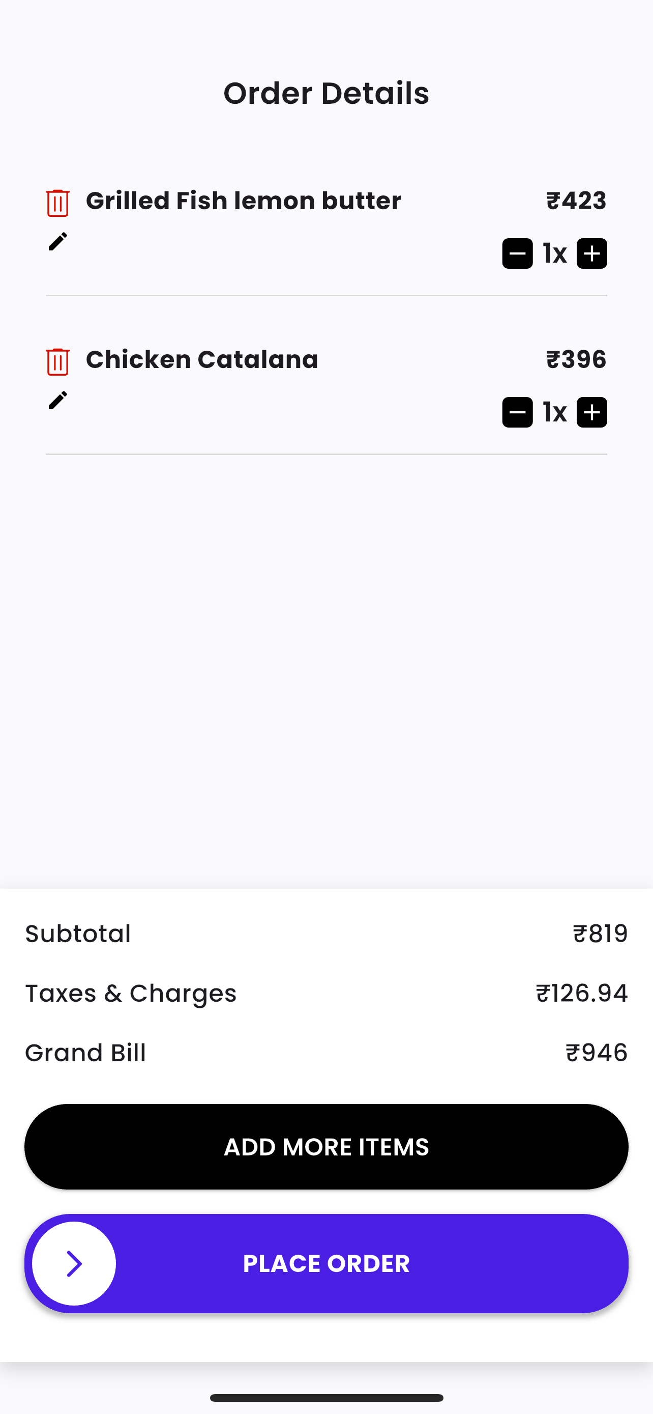 Muncho Waiter App