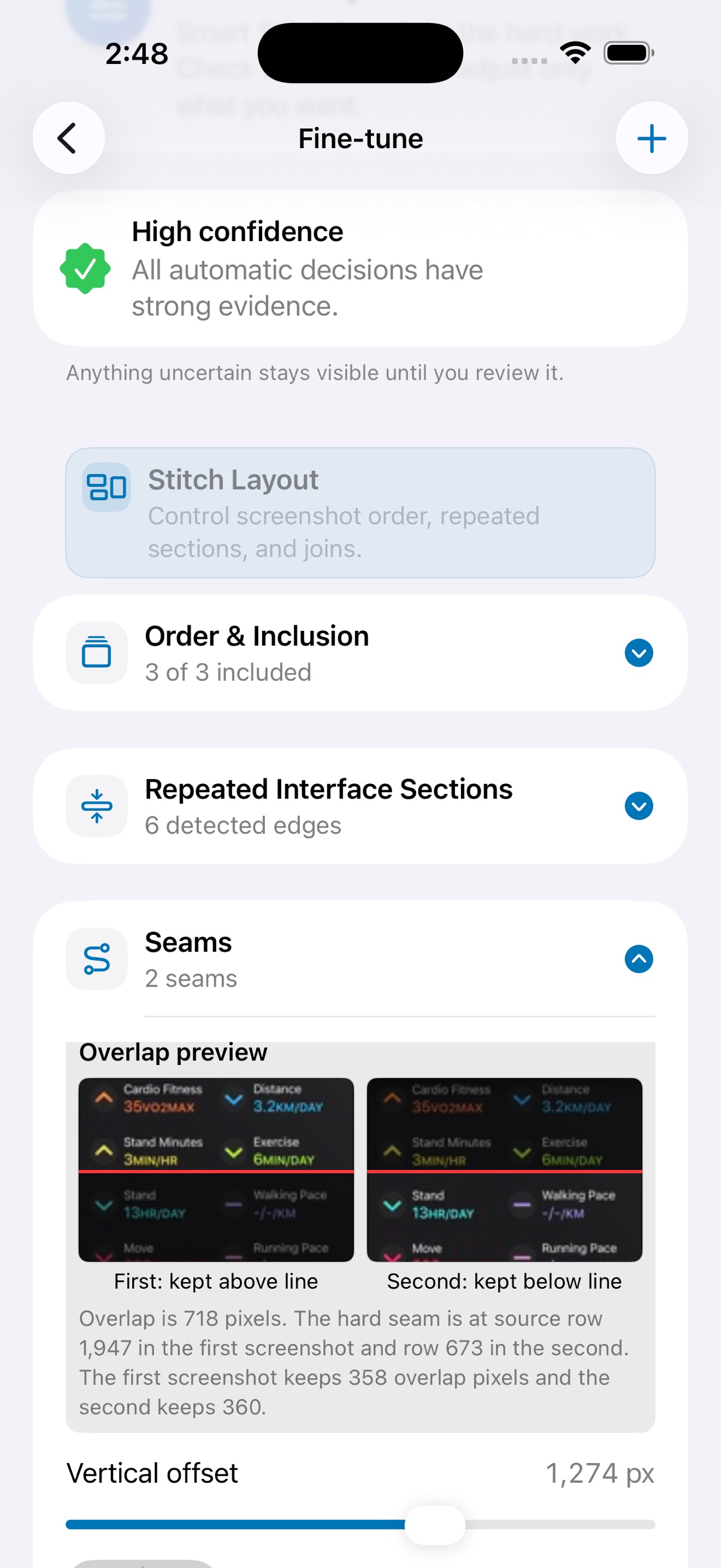 Screenshot 6 of Smart Screenshot Stitcher