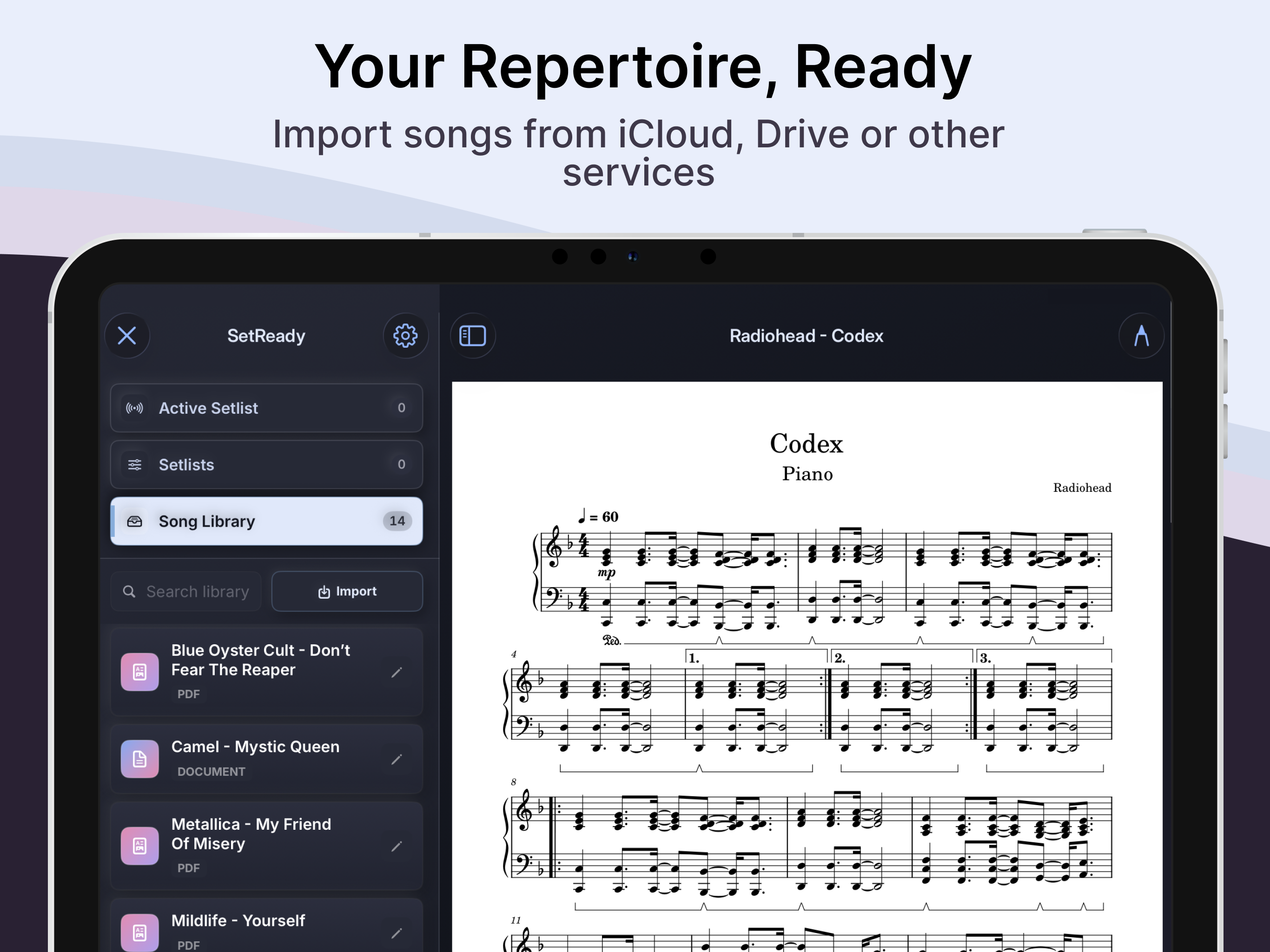 Setlist Manager - SongDeck