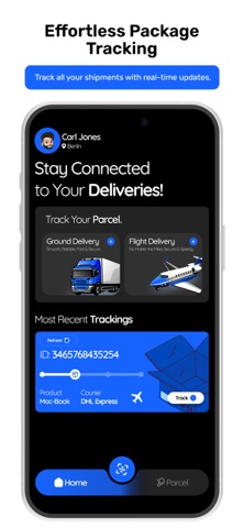 Package Tracker -Track Parcels iPhone screenshot