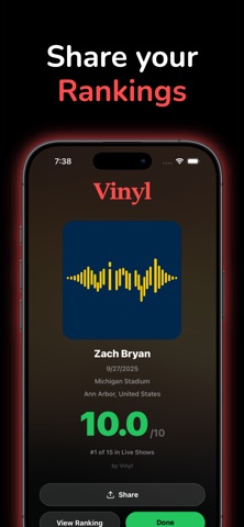 Vinyl - Rank Music iPhone screenshot