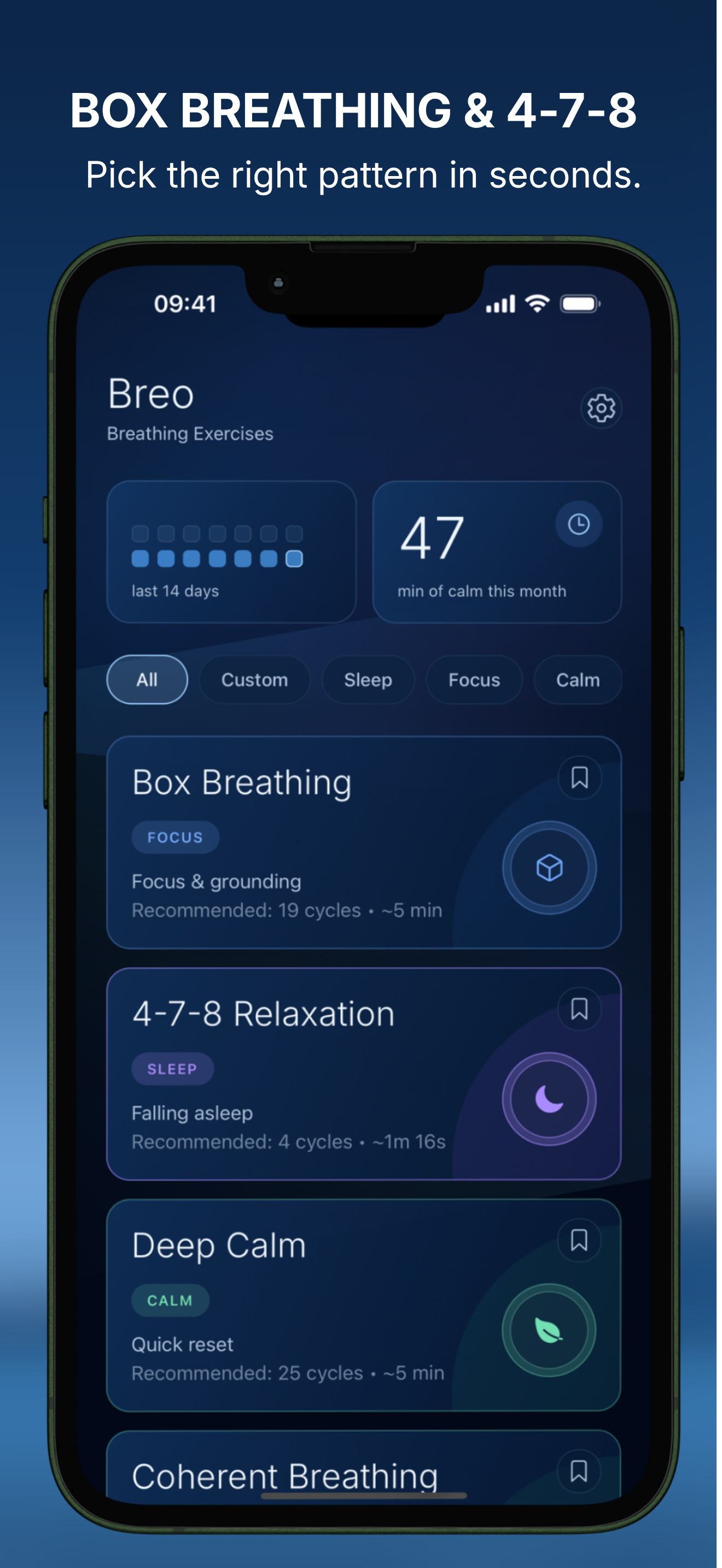 Breo: Box Breathing Timer screenshot 3