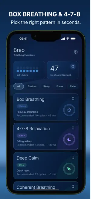 Breo: Box Breathing Timer screenshot 3