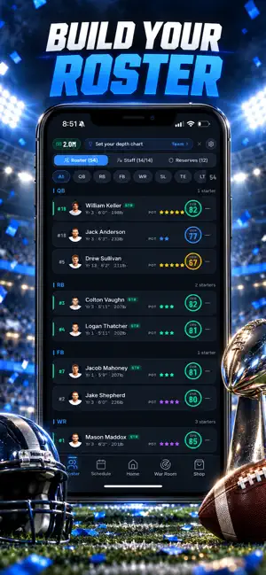 Pro Football Coach Sim screenshot 1