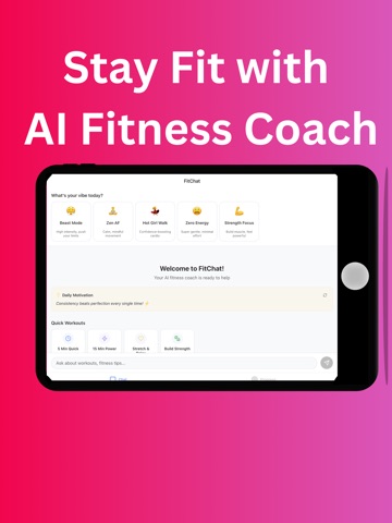 AI Fitness Coach iPad screenshot