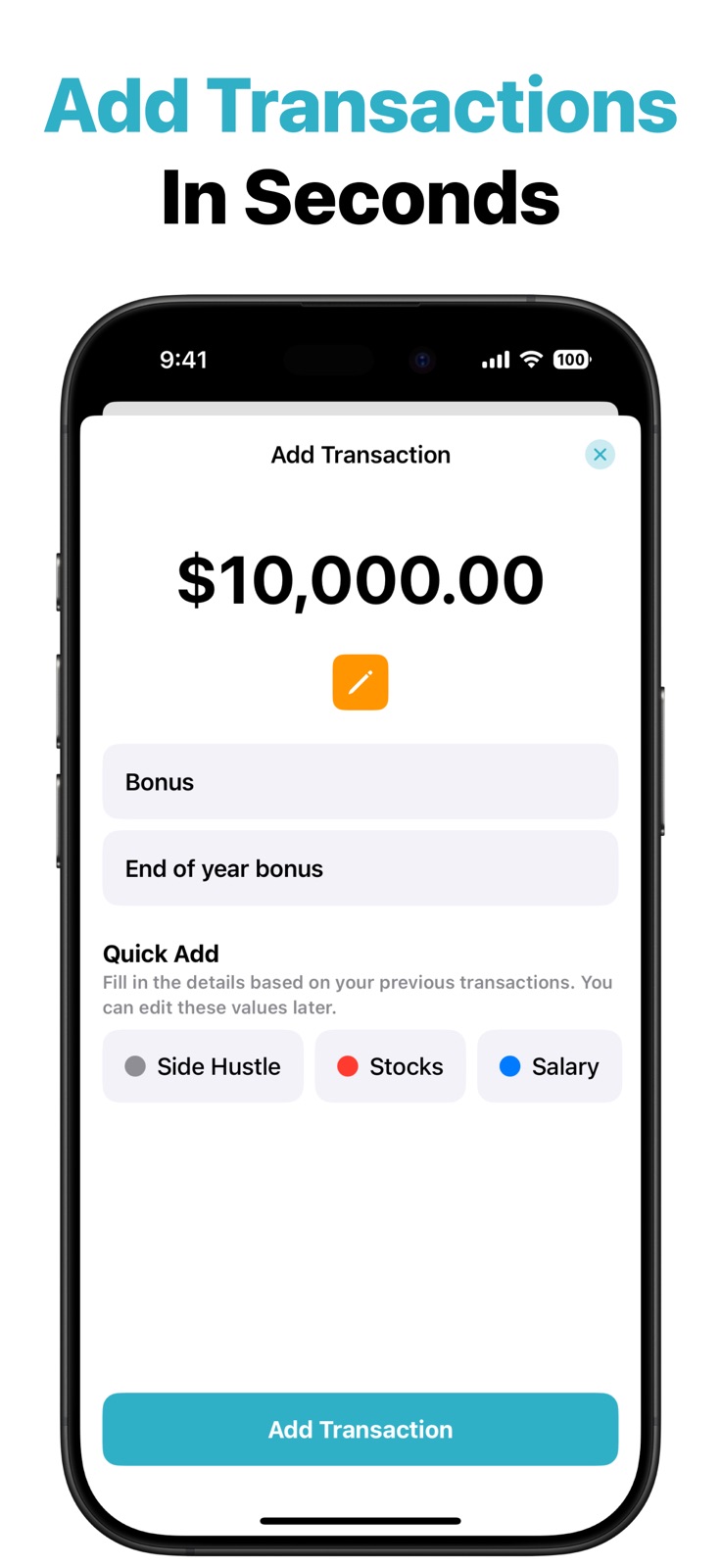 Savings Tracker Goal: CashGrid iphone screenshot 4