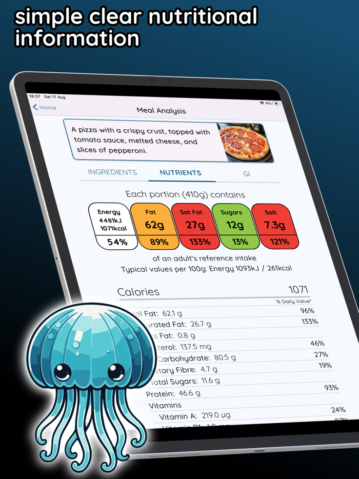 Jellyfish AI Calorie Counter