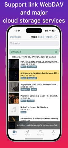 Media Pro · Video Player iPhone screenshot