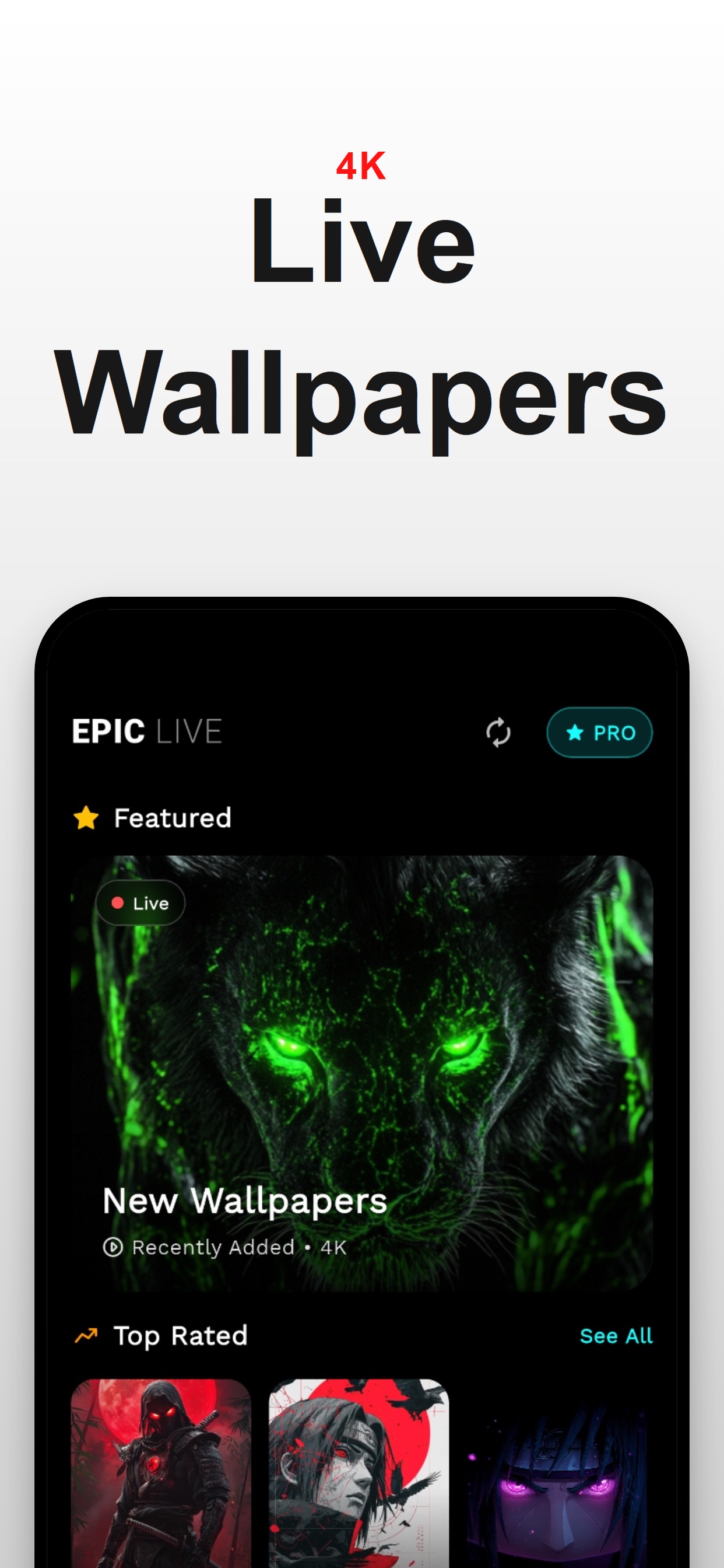 Screenshot 1 of Epic Live Wallpaper 4K