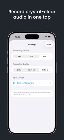 Claudio - Voice Audio Recorder Screenshot 5 of 5
