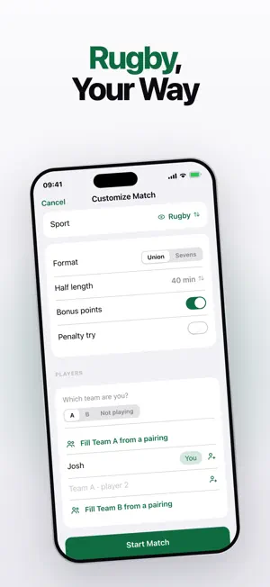 Rugby Score Tracker screenshot 3