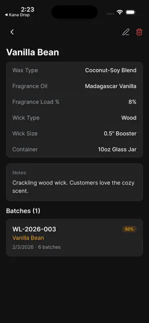 Wicklog - Candle Tracker screenshot 3