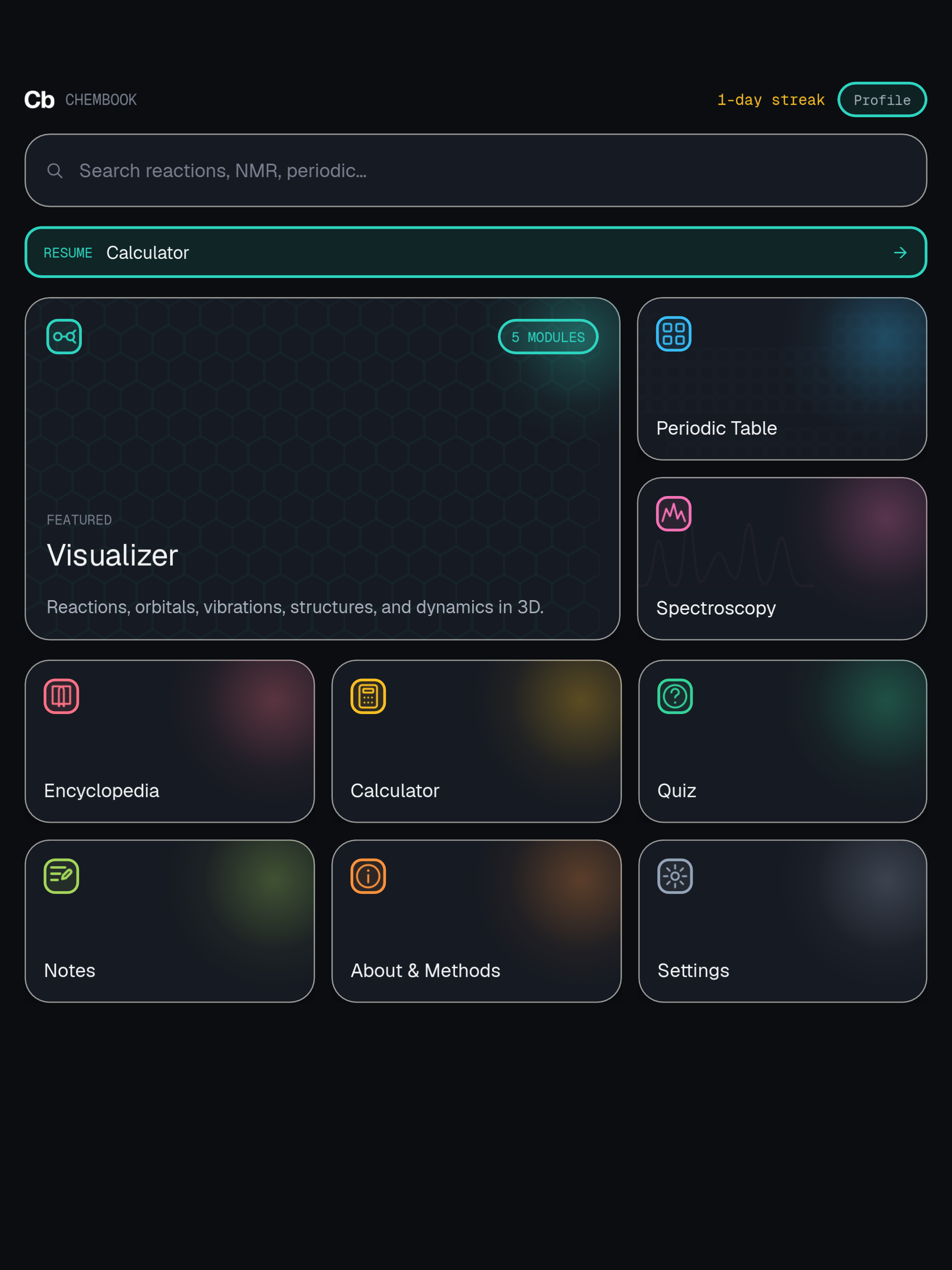 Chembook - Reaction Visualizer screenshot 8