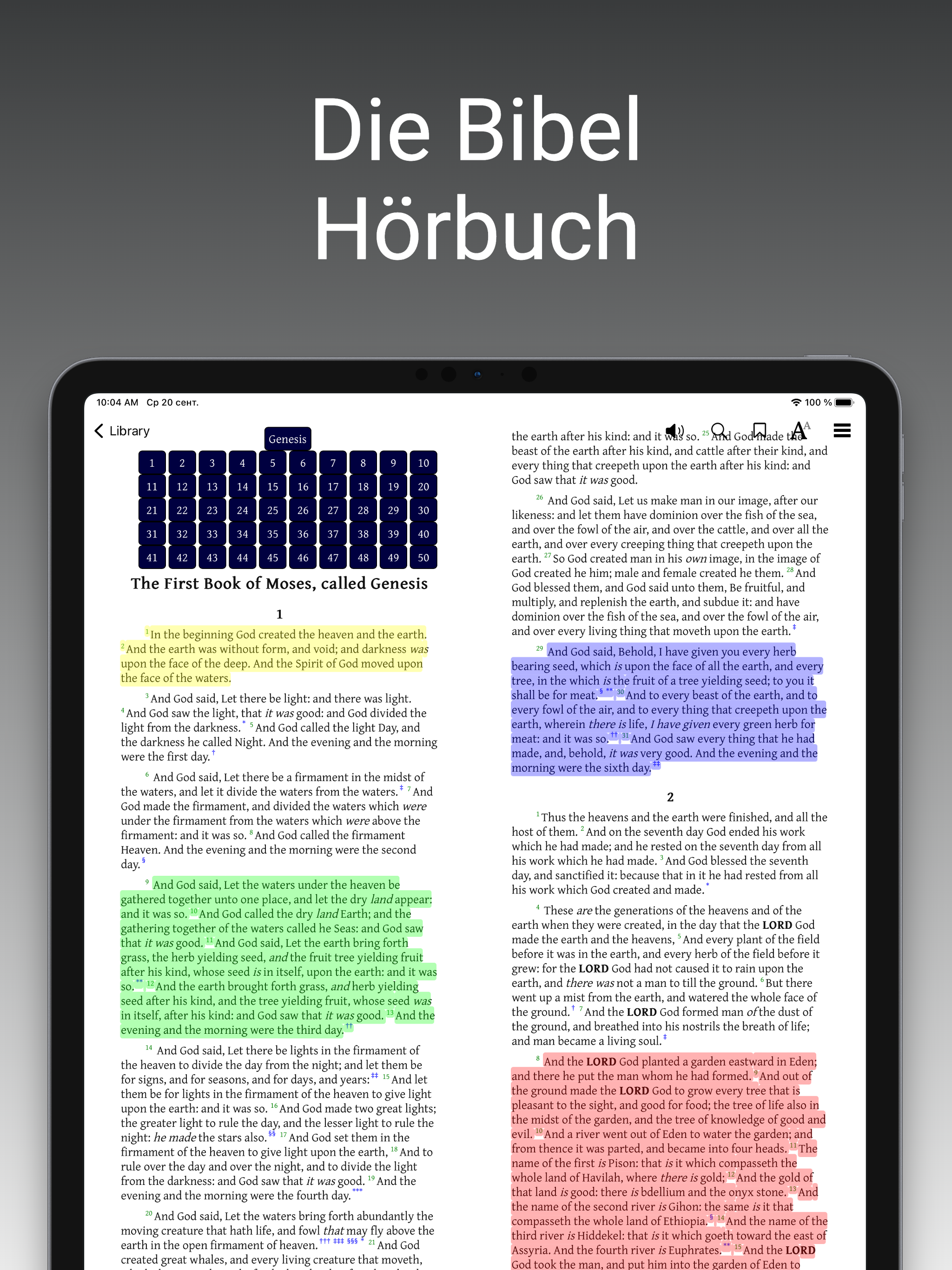 Die Bibel app für jeden tag