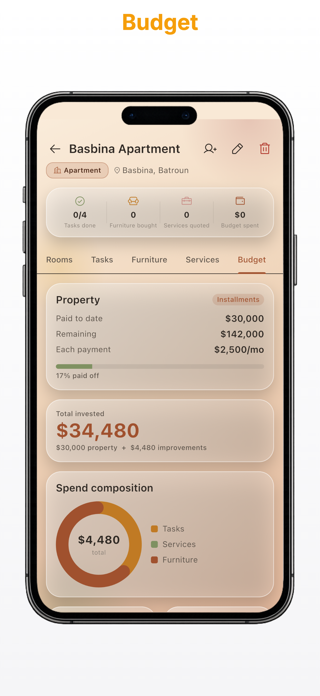 Raíz: Home Renovation Tracker Screenshot 5 of 7