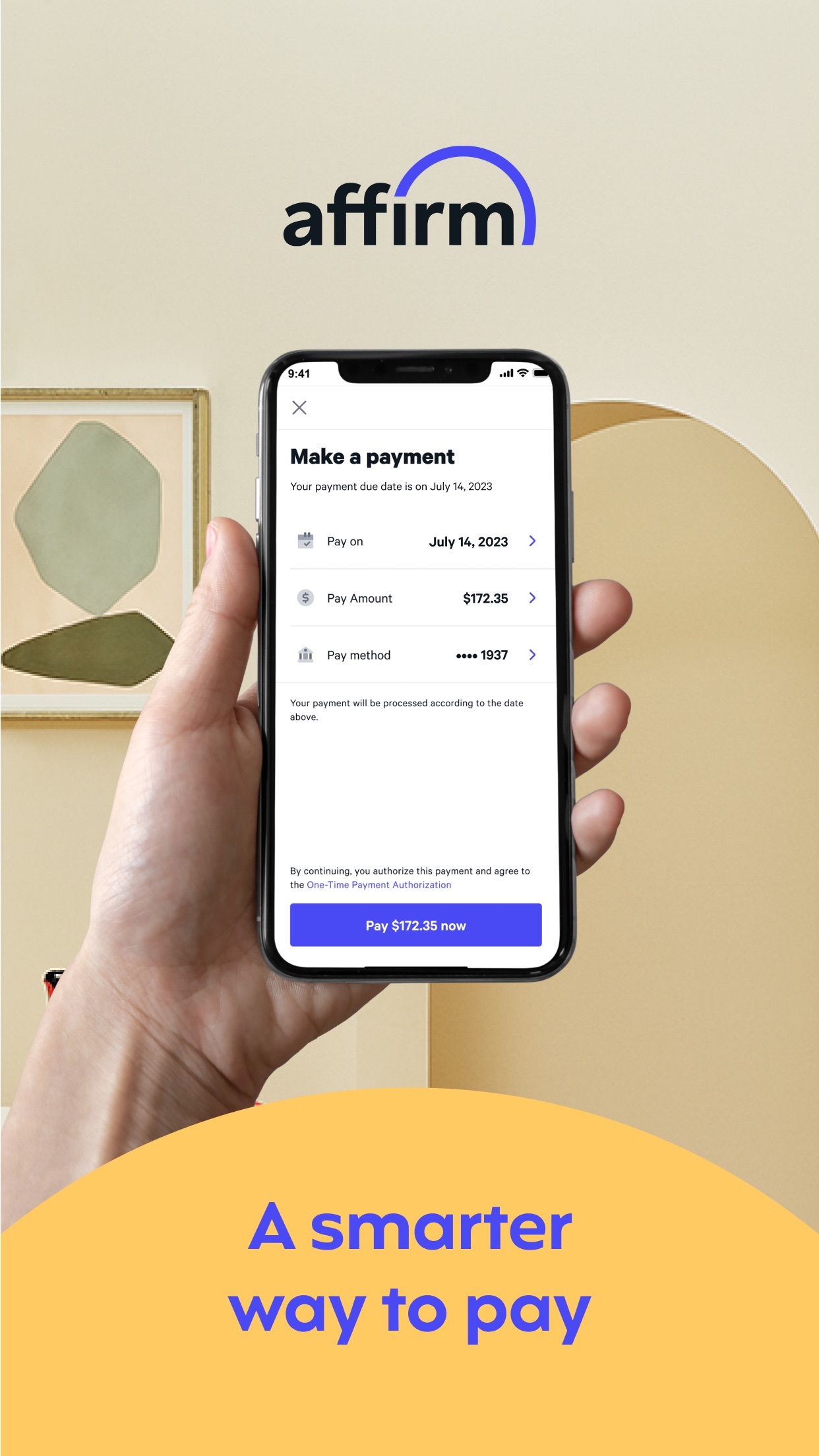 Affirm: Buy now, pay over time screenshot 1