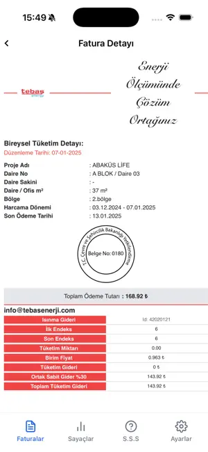 Tebaş Online screenshot 2