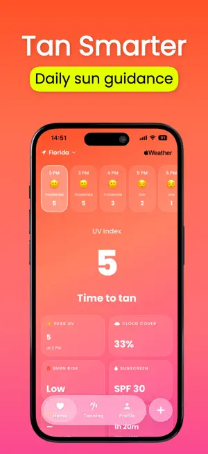 Tanning, UV Index, SPF: Beamy screenshot 2