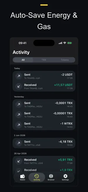 SaveWallet: TRON USDT Wallet screenshot 4