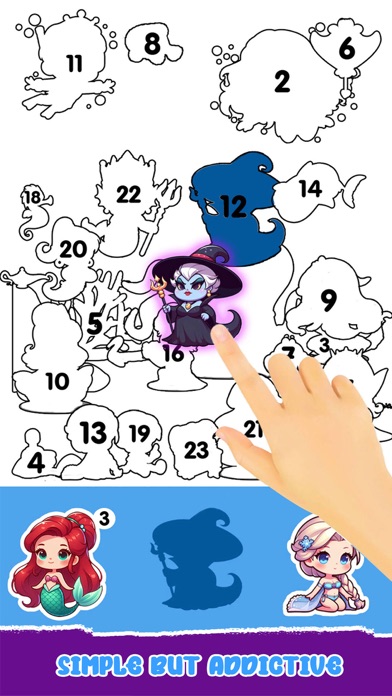 Princess Sticker Game Screenshot