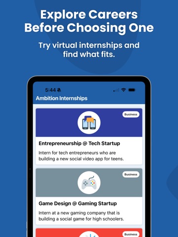Ambition - Career Exploration iPad screenshot