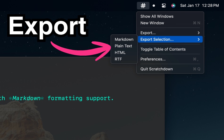#7. Scratchdown (macOS) di: Peter McPherson