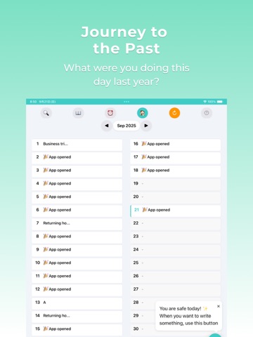 I'm alive - Safety Check App iPad screenshot