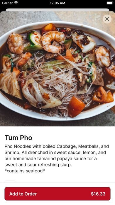 Malee's Kitchen iPhone screenshot 4 - Food & Drink app