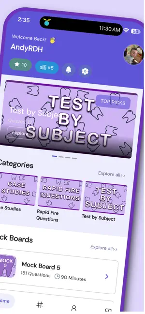 AndyRDH #1 NBDHE App screenshot 1