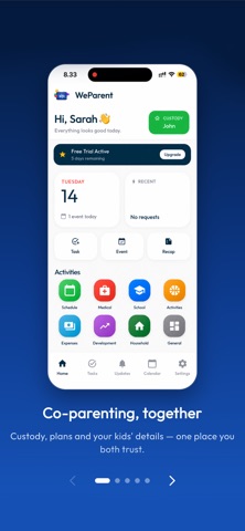 WeParent - Co-Parenting App Screenshot 1 of 5