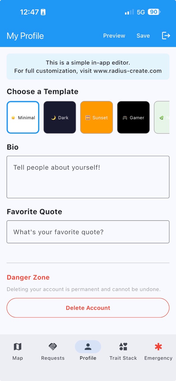 iPhone screenshot