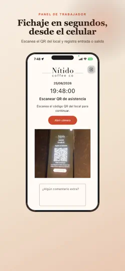 Скриншот PresencIO | Marca Asistencia на iPhone 2