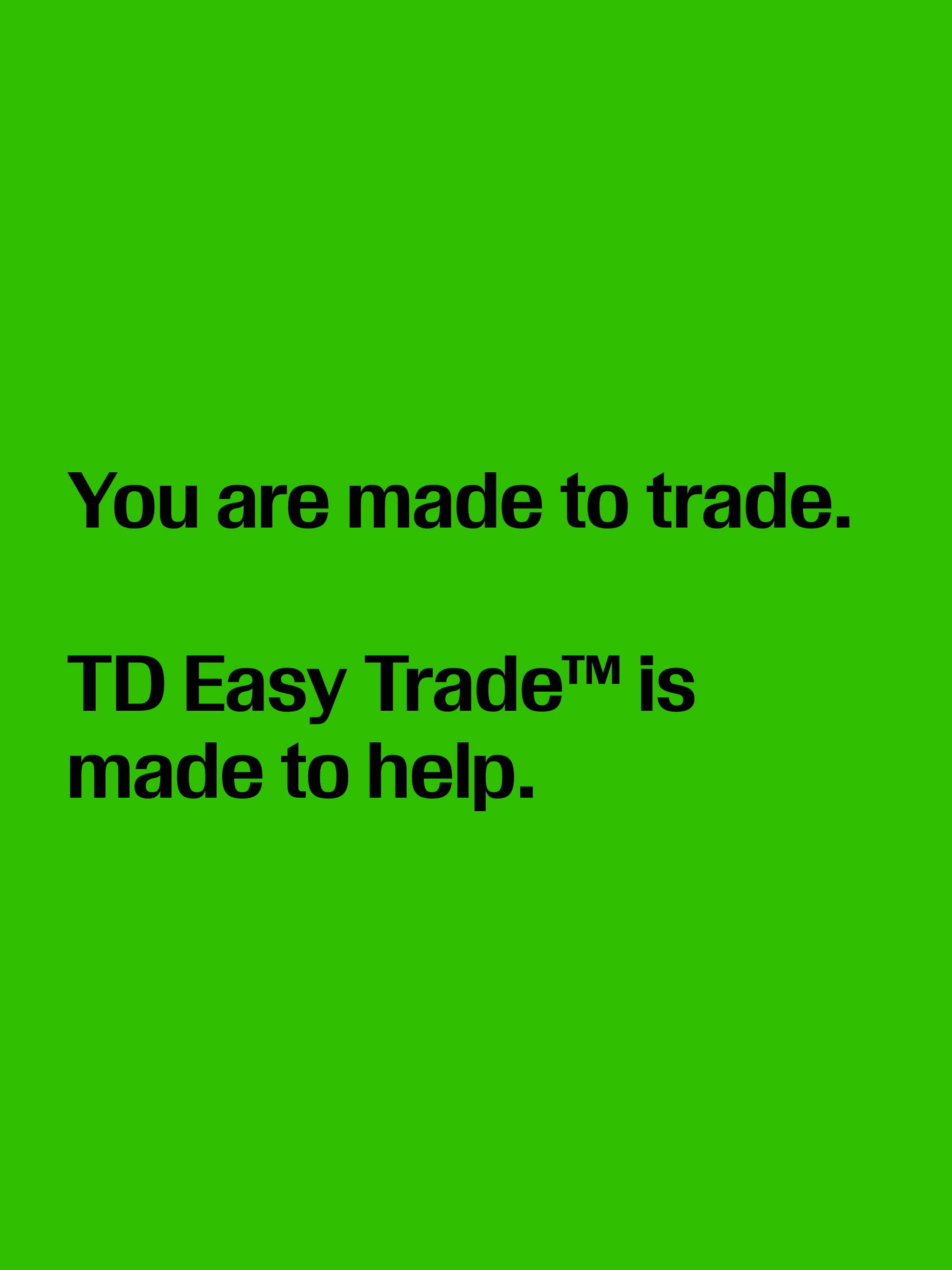 TD Easy Trade