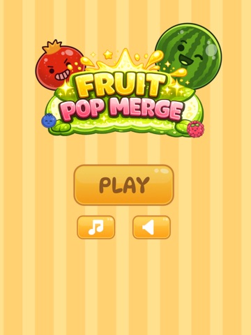 Fruit Pop Merge iPad screenshot