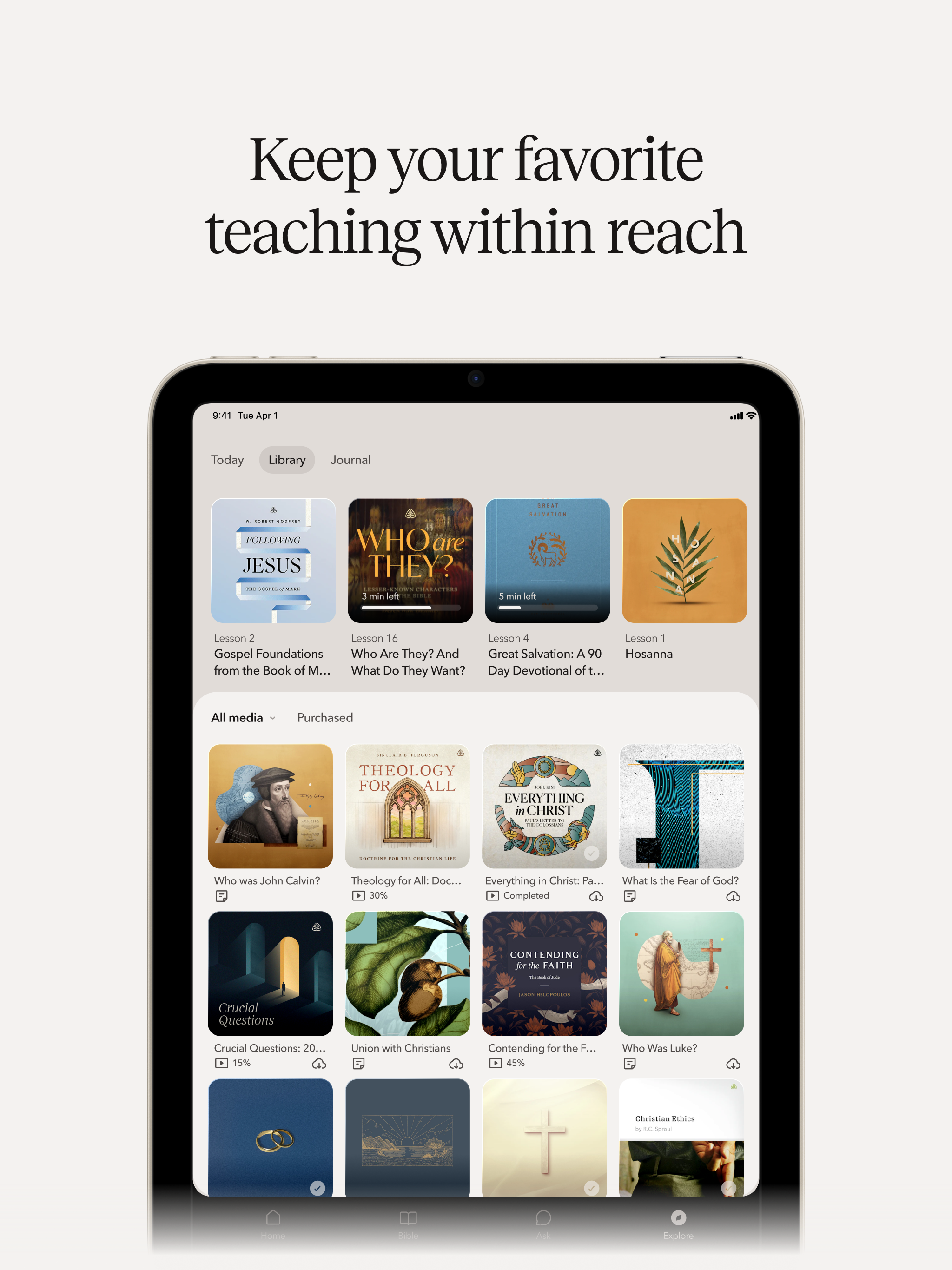 Ligonier Ministries screenshot 11