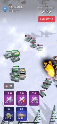 Idle Tanks: War Factory iPhone screenshot