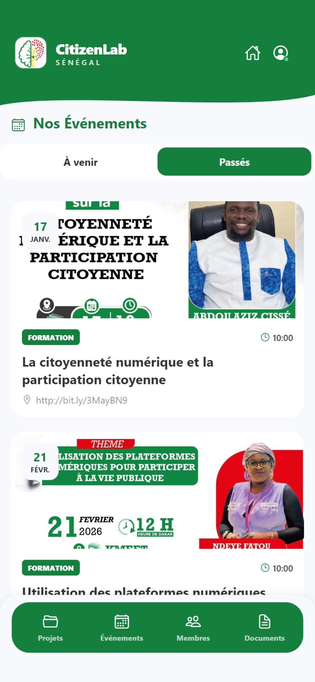 Screenshot 4 of Citizenlab Sénégal
