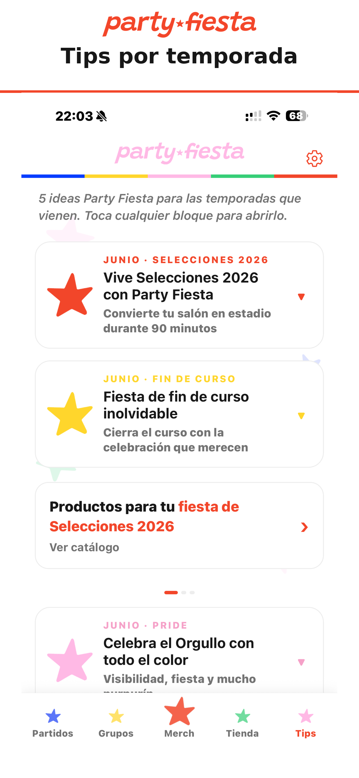 Party Fiesta · Tienda screenshot 7
