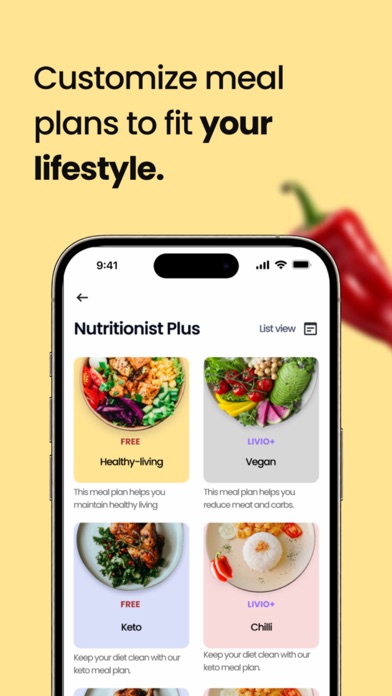 Livio Food Screenshot