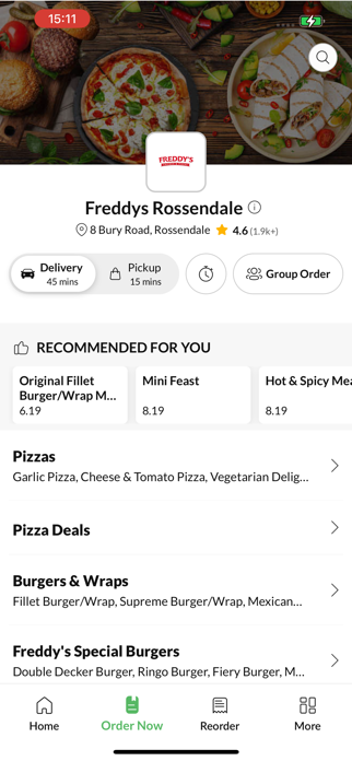 Freddys Rossendale Screenshot 2 of 4
