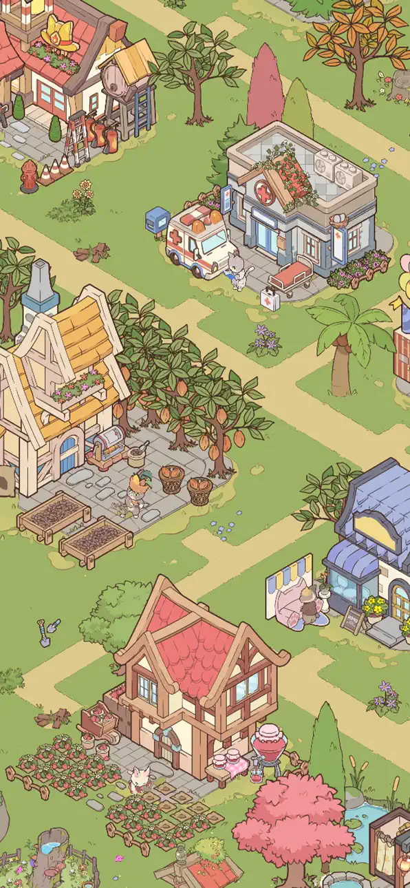 Merge Cat Town iOS Mod IPA screenshot 6 - iOS game interface