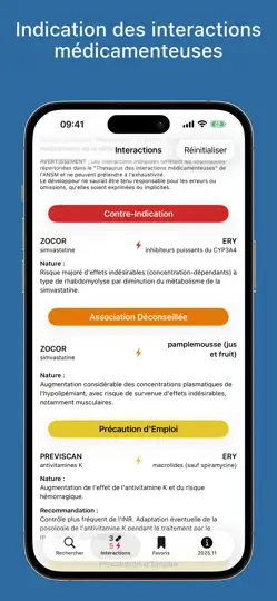 Captura de pantalla de Médicaments en iPhone 4