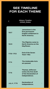 Learn History: Timeline Quiz screenshot
