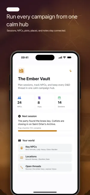 DnD Campaign Notes: RPG DM screenshot 1