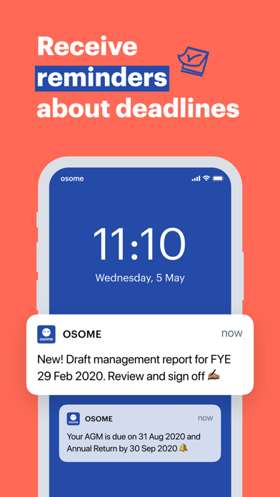 Osome: Accounting & Secretary Screenshot
