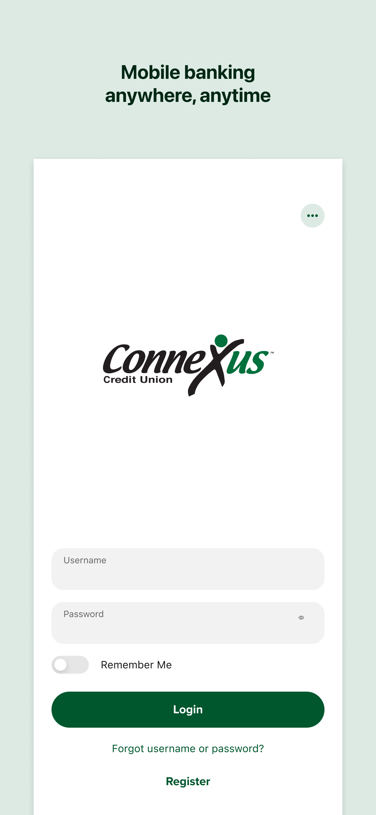Connexus CU Mobile App